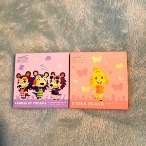 Unused colour pop animal crossing eyeshadow quads